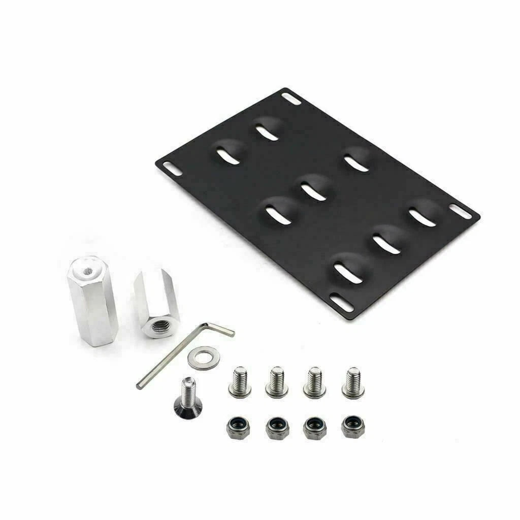 Bumper Tow Hook License Plate Mounting Bracket for Infiniti Q50 Q60 (2015-2024)