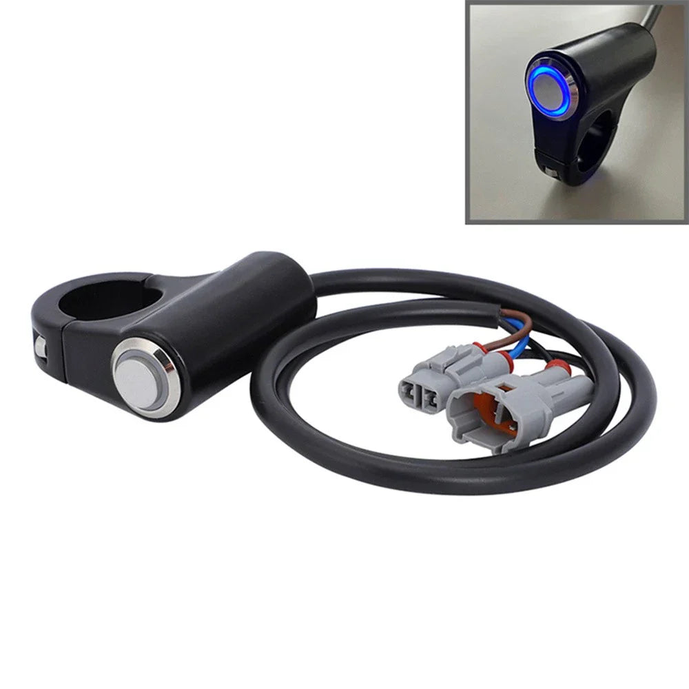 Blue LED Headlight Switch Plug for Surron Light Bee Segway X260 (2020-2023)