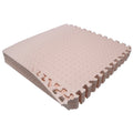 8PC EVA Foam Exercise Tiles for Gym Fitness Yoga Workout 24x24 Pink