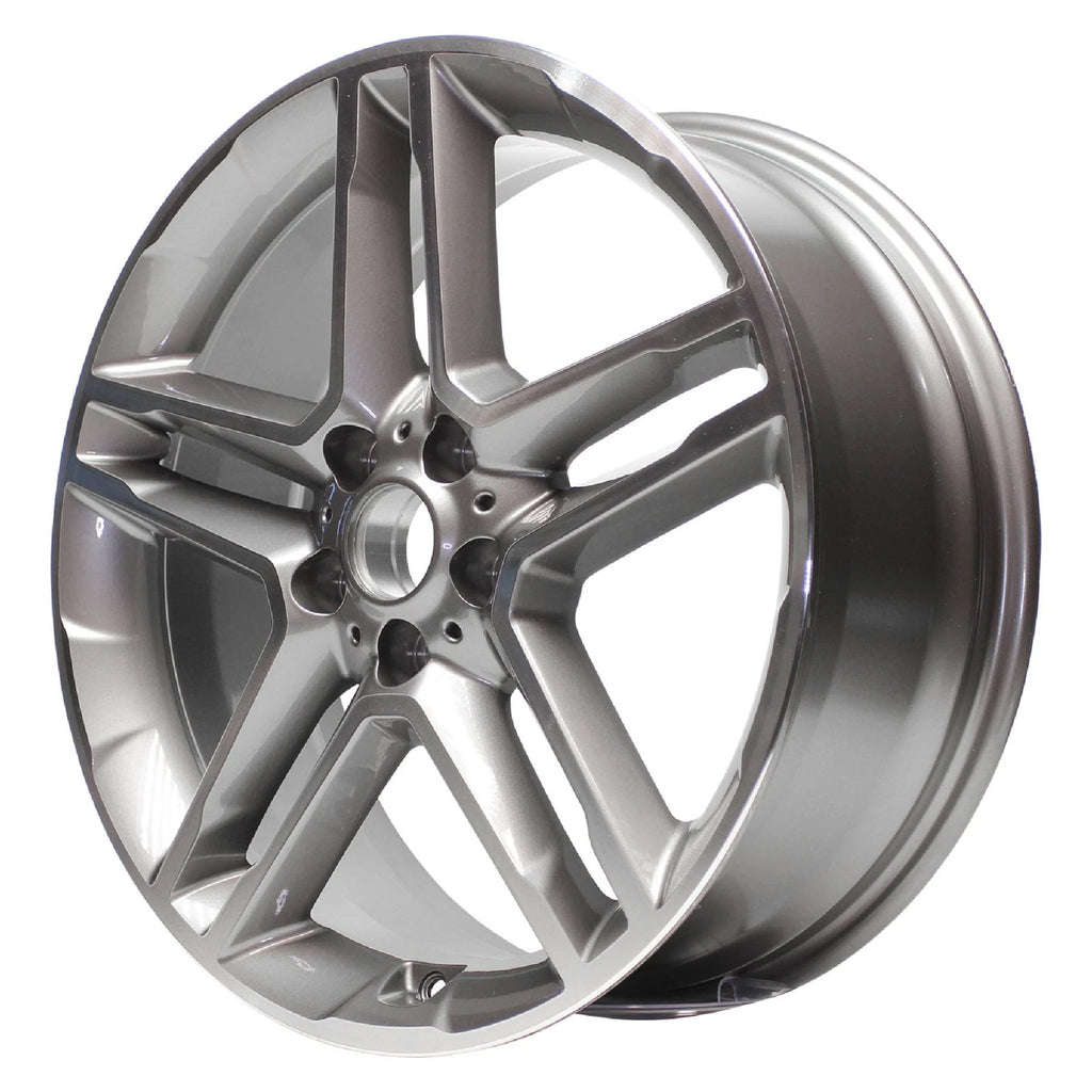 Wheel Rim Replacement Machined Grey Inset 19 Inch for 2017–2018 Santa Fe