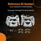 Set of 2 Rear Disc Brake Calipers for Scion xB (2008-2015)
