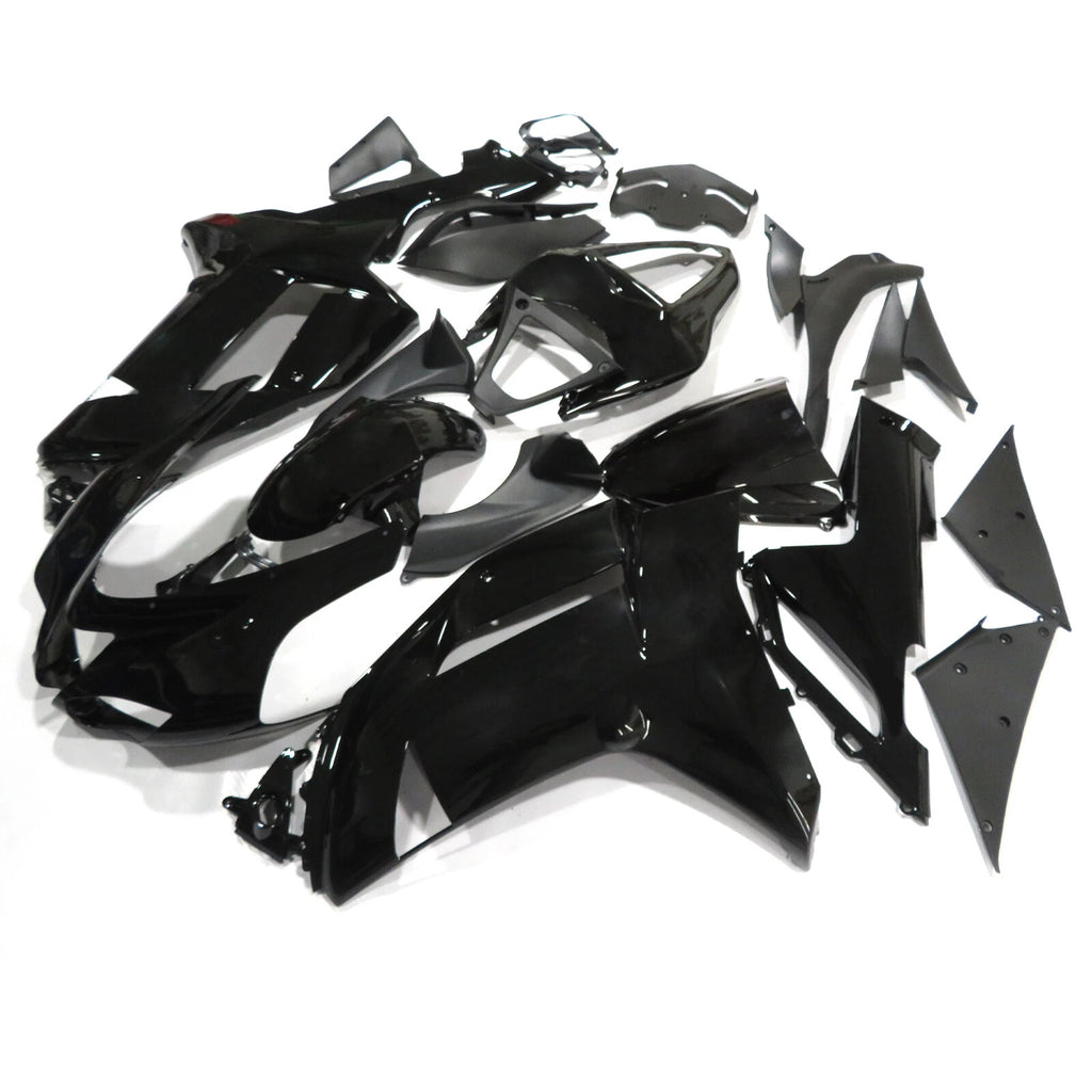 Fairing Kit for Kawasaki Ninja ZX6R (2007–2008) Gloss Black ABS Bodywork
