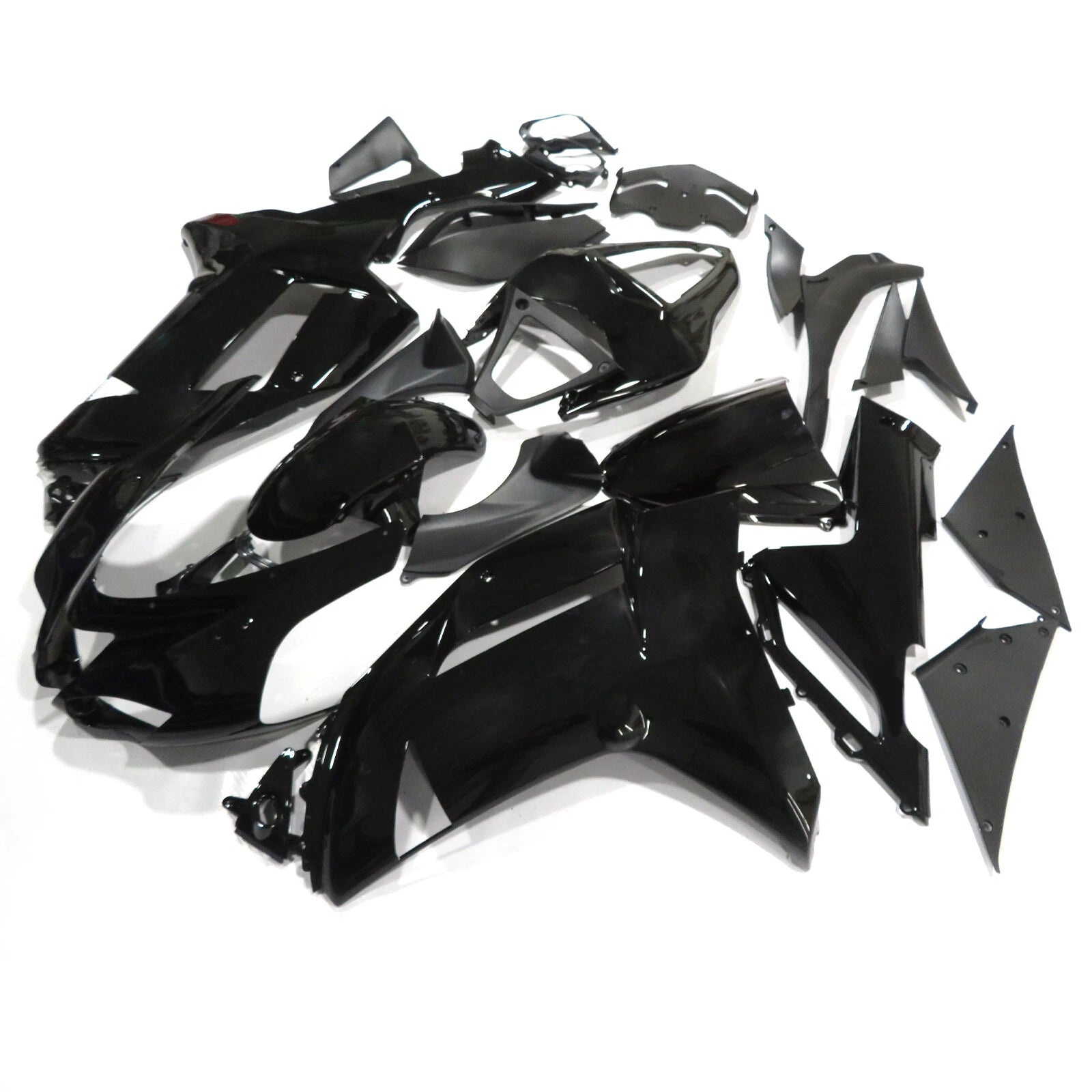 Fairing Kit for Kawasaki Ninja ZX6R (2007–2008) Gloss Black ABS Bodywork