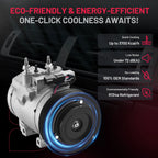 AC Compressor with Clutch CO10905C for Ford F-550 Super Duty (2006–2008)