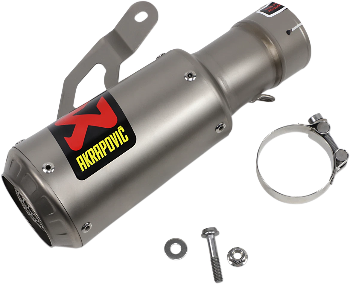 Akrapovic Slip-On Muffler for BMW S1000RR (2017–2023) S-B10SO11-CBT Titanium