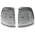 LH+RH Chrome Corner Lights Pair for Toyota Hilux LN85 RN85 4cyl 2.4L 1991-1997