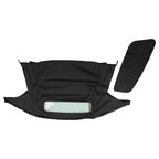 Black PVC Soft Top Convertible Cover for Mazda Miata (1990-2005)