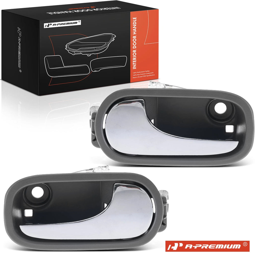 2X Front Interior Door Handle with LED Hole for Chevrolet Malibu (2008–2012)