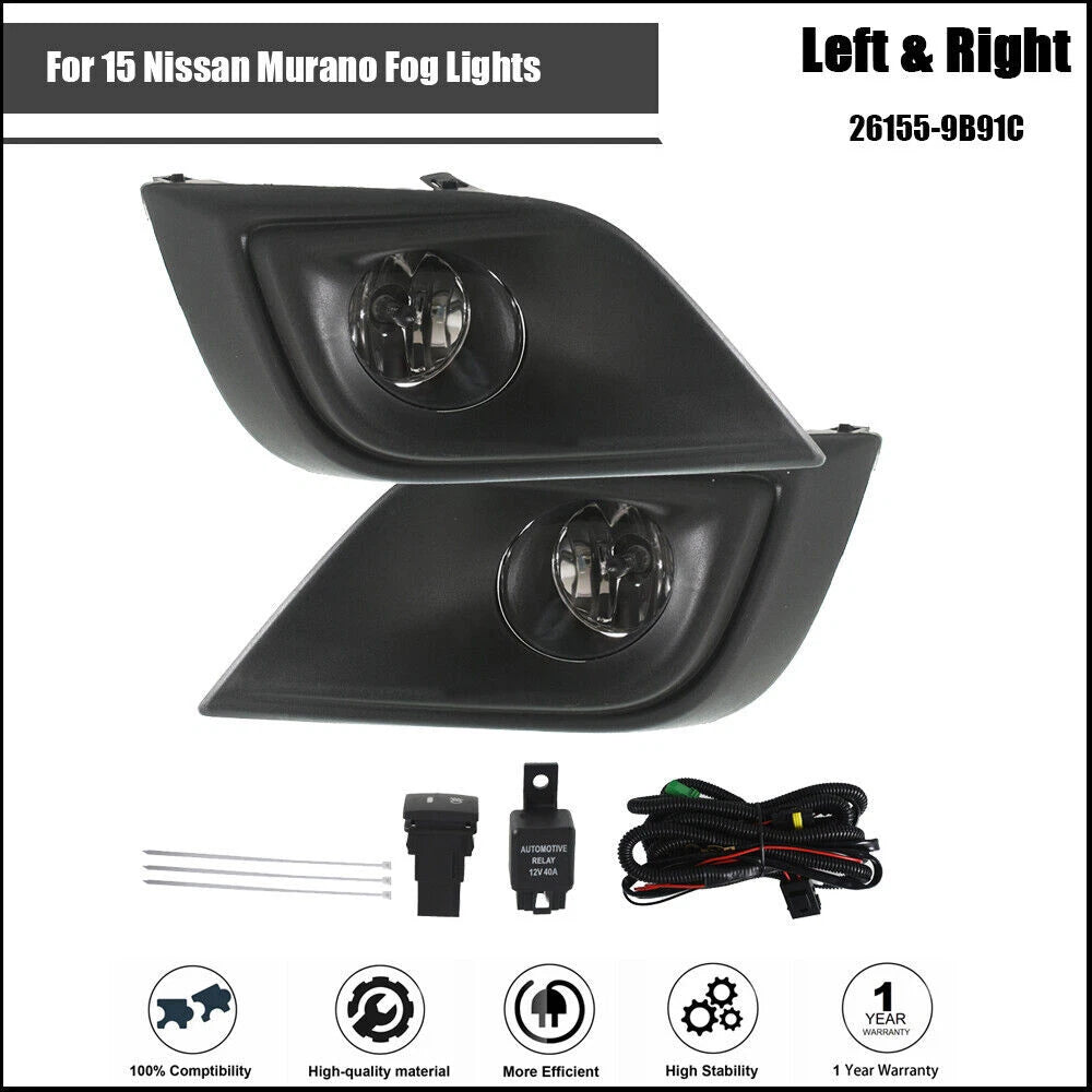 Fog Light Bumper Lamps for Nissan Murano (2015)