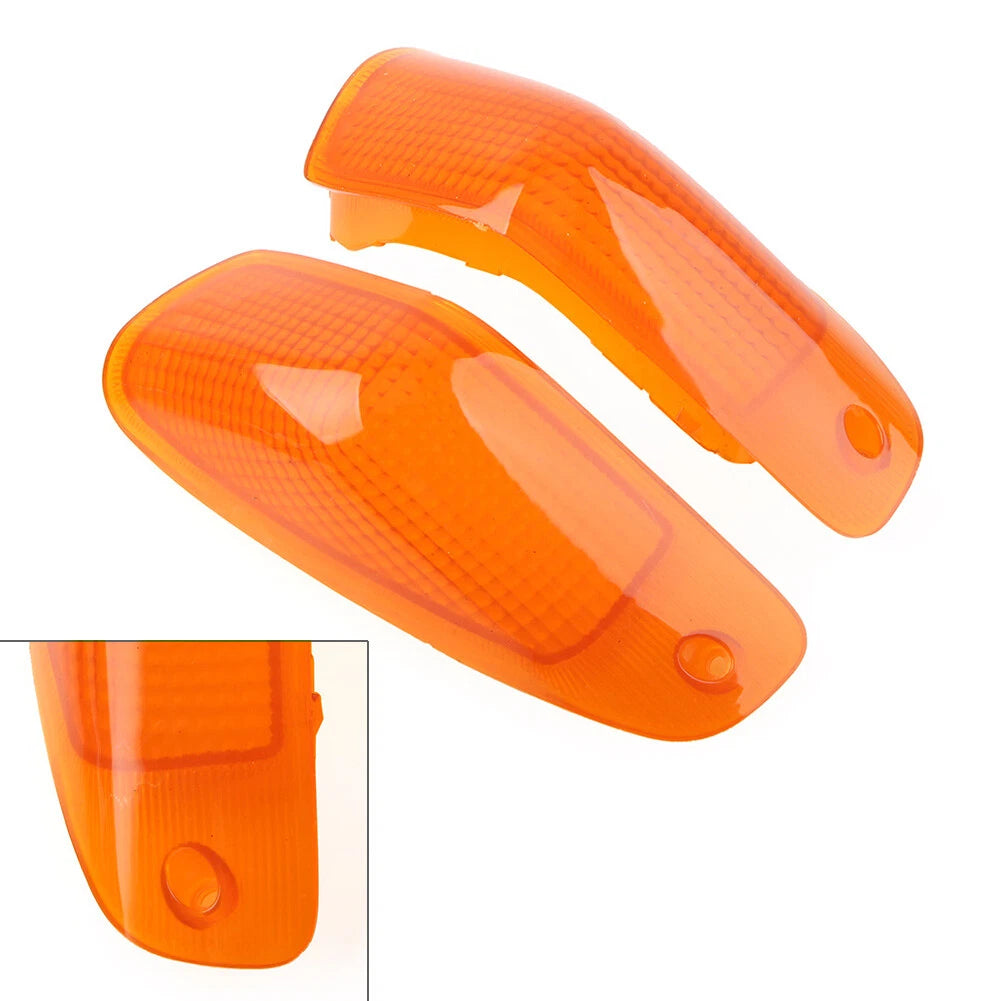 Front Turn Signal Indicator Lens Pair for Kawasaki ZZR400 (1993–2003) ZZR600 (1993–2008)