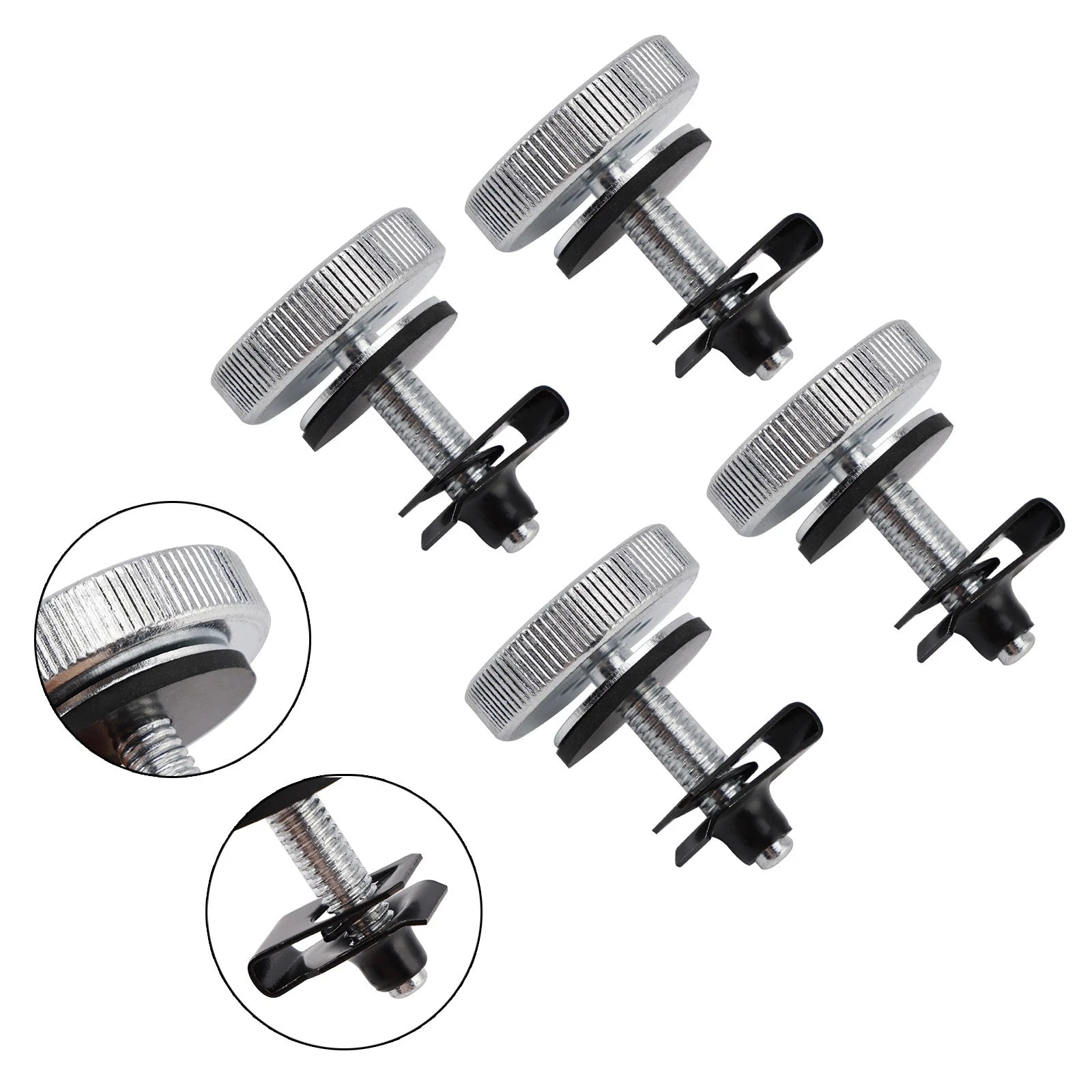 4X Saddlebag Safety Bolt Kit Anti-Theft for Harley Road King, Street, Road Glide