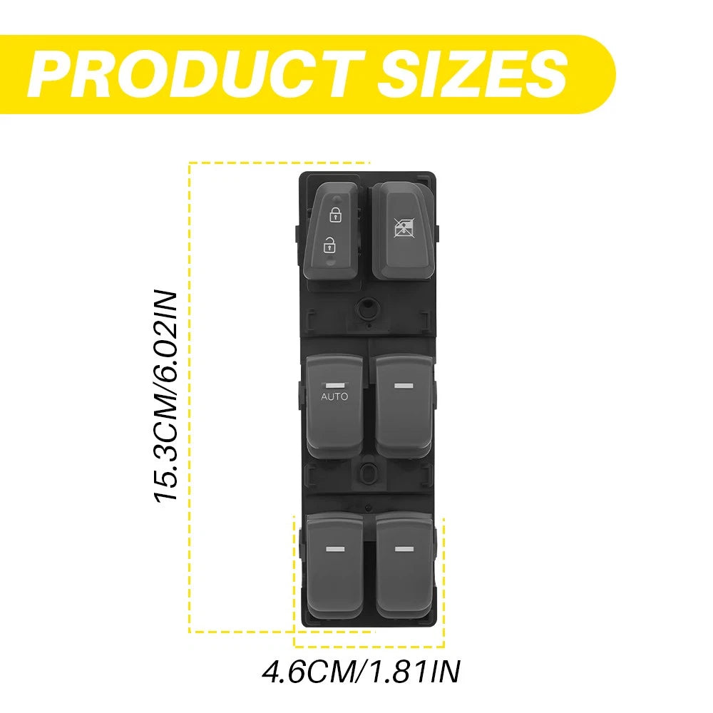 Master Power Window Switch for Hyundai Sonata (2011â2015) Front Left