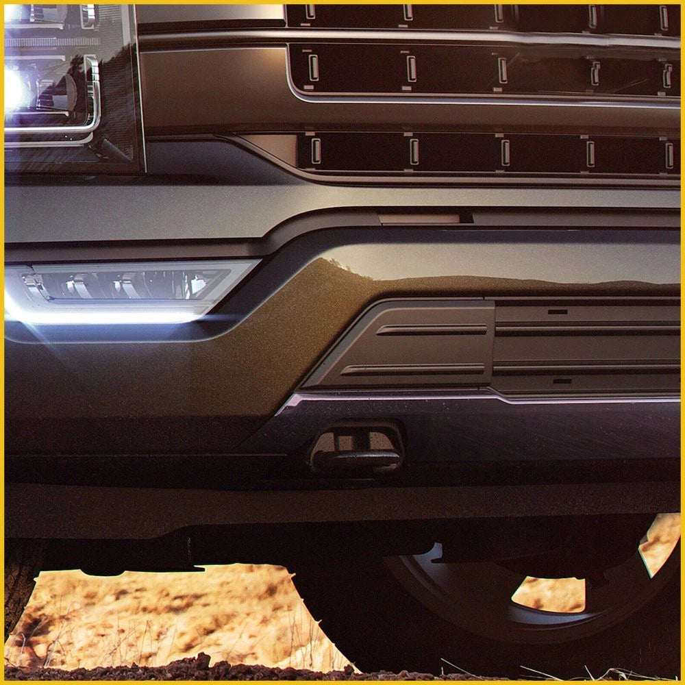 2X Front Left+Right Bumper Corner Panel Cover Trim for Ford F150 (2021–2023)