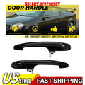 Set of 2 Black Front Exterior Door Handles for Chevy Cobalt (2005â2010)