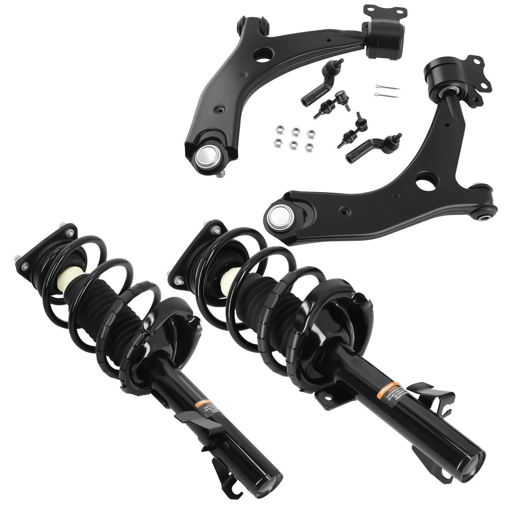 Front Struts w/ Coil Spring Control Arms for Mazda 3 (2004–2009)