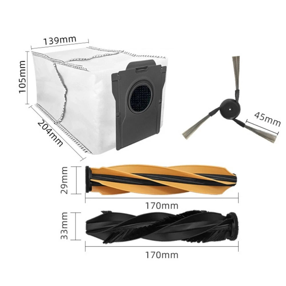 Replacement Parts Kit with Brushes for MOVA Z60 (2020–2023)