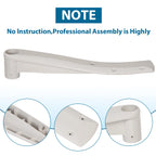2X Ladder Deck Mounted Support Steps for Above Ground Pool