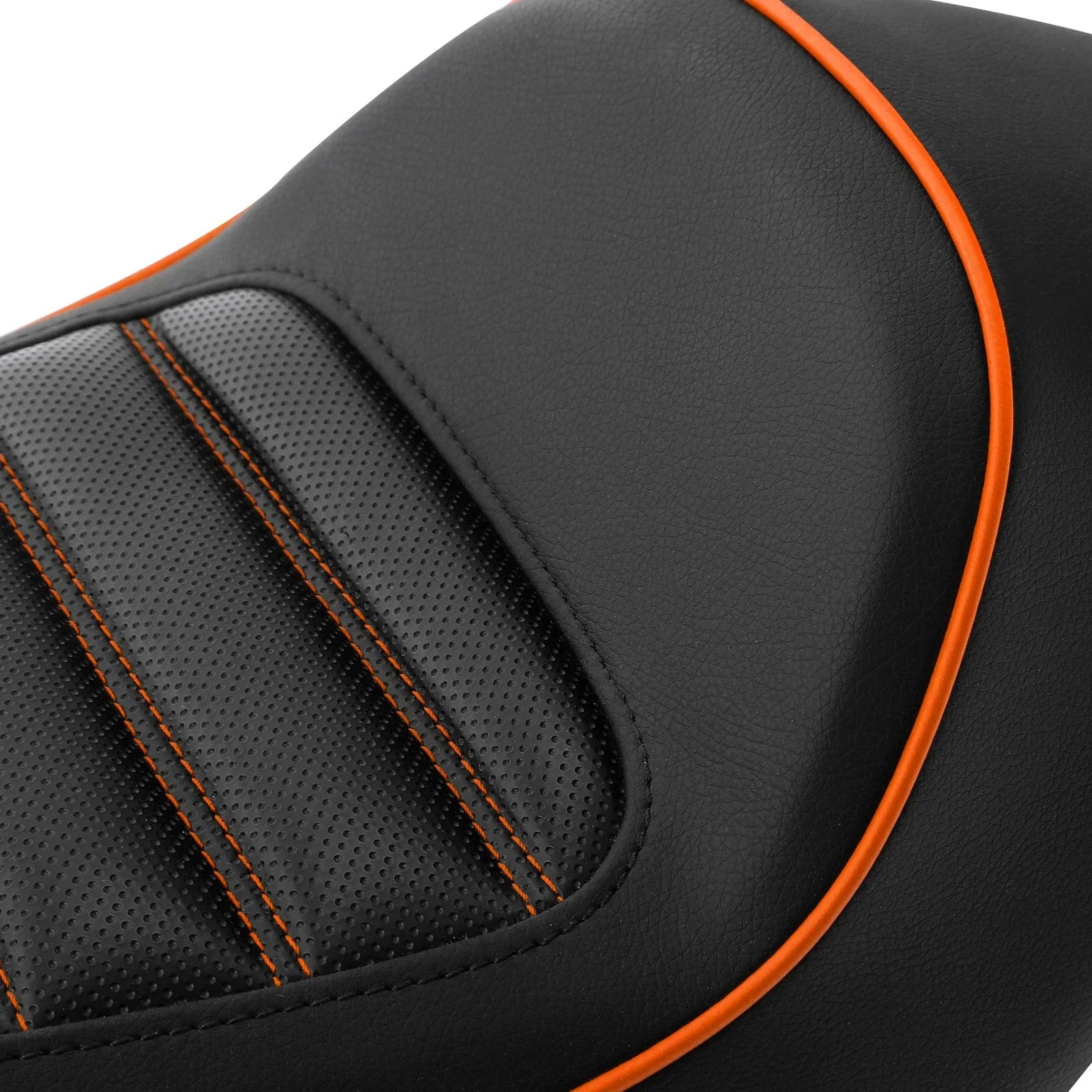 Black Solo Rider Driver Seat for Harley Sportster Iron 883 1200 (2010-2022)