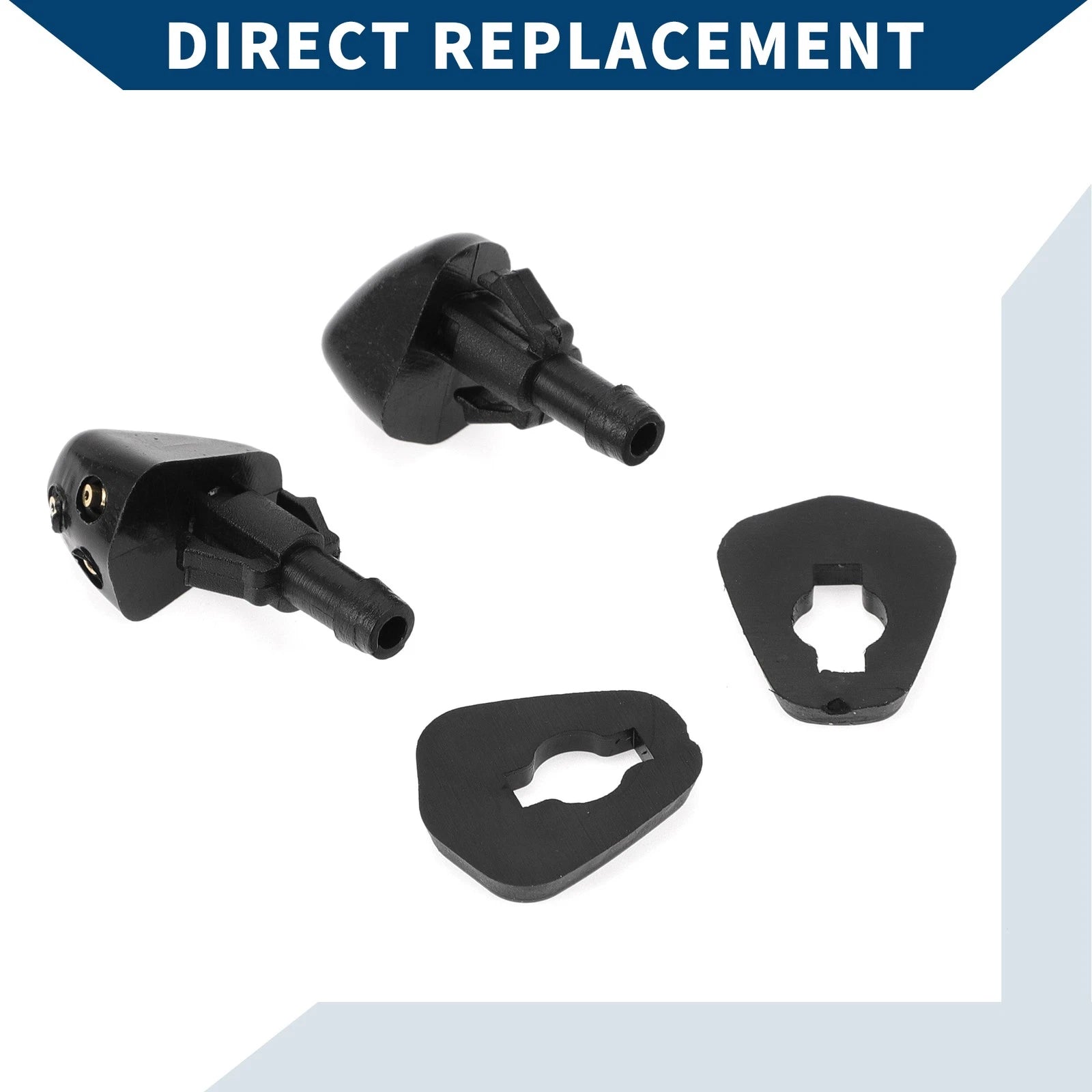 2pcs Front Windshield Washer Nozzles for Suzuki Aerio SX4 Grand Vitara Swift (2001–2014)