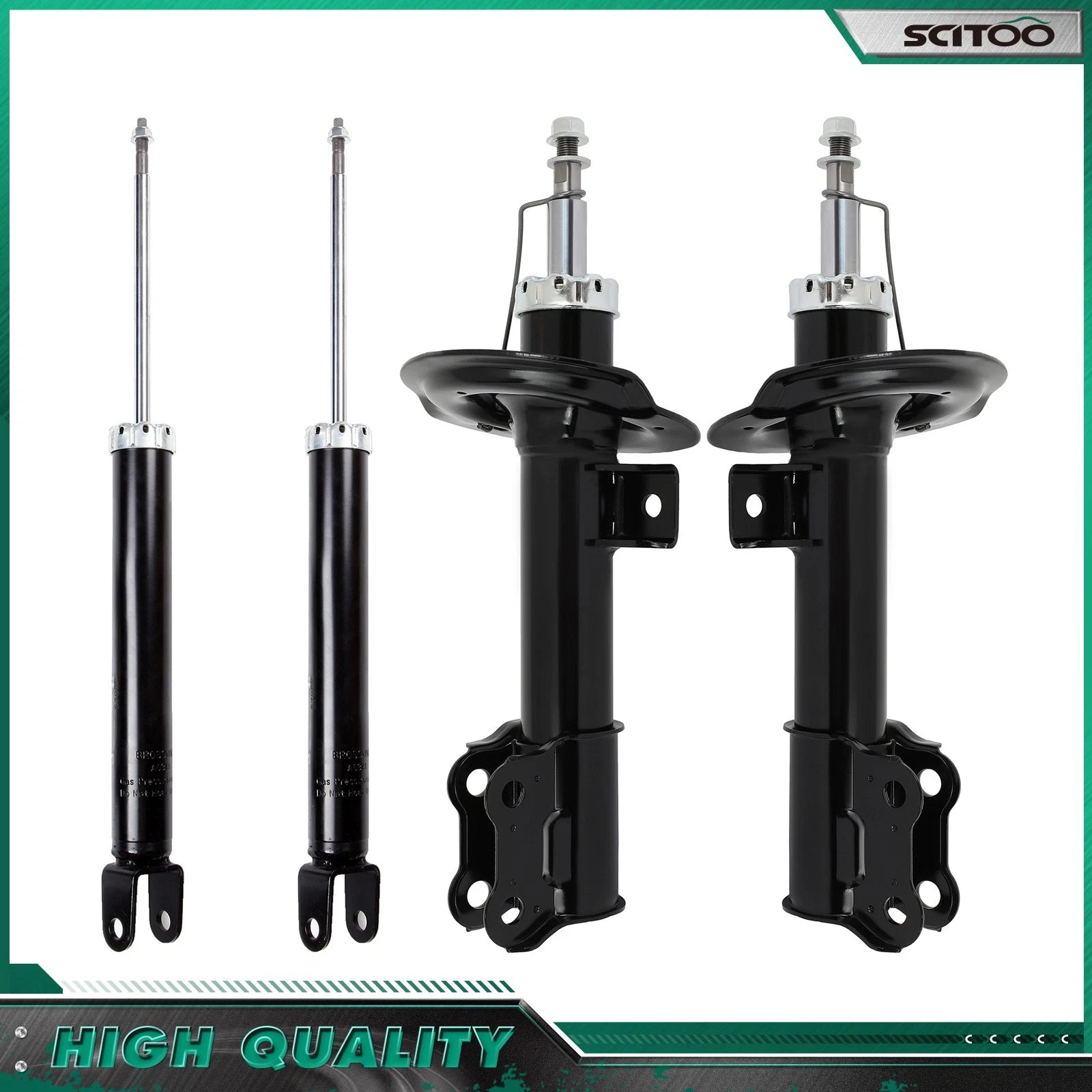 Set of 4 Struts Shocks Absorbers for Hyundai Sonata (2011)