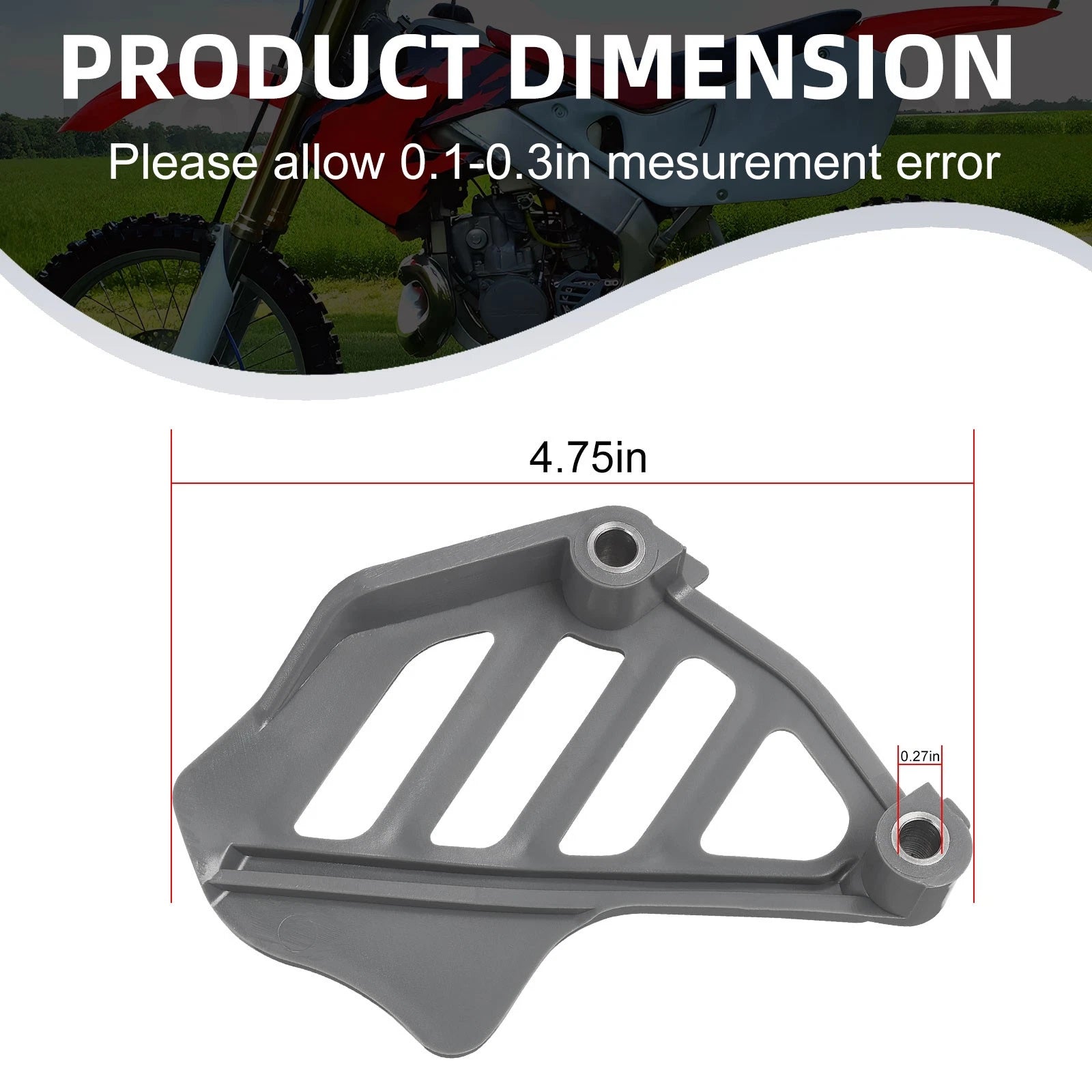 Front Sprocket Cover for Honda CR125R (1998–2007) #23810-KZ4-620