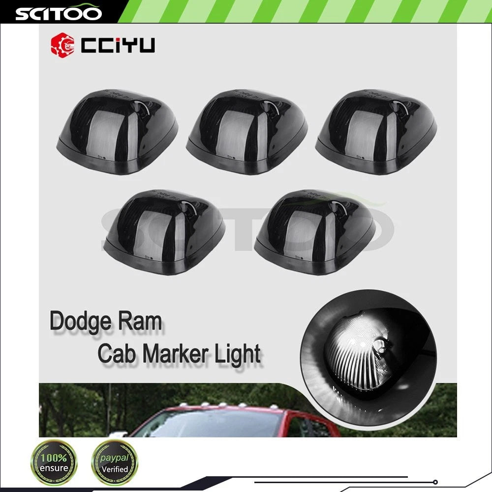 5PCS Smoke Cab Marker for Dodge Ram 2500/3500 (1994–1998)