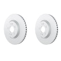 Set of 2 Bosch QuietCast Front Disc Brake Rotors for EV6 Ioniq 5 Tucson