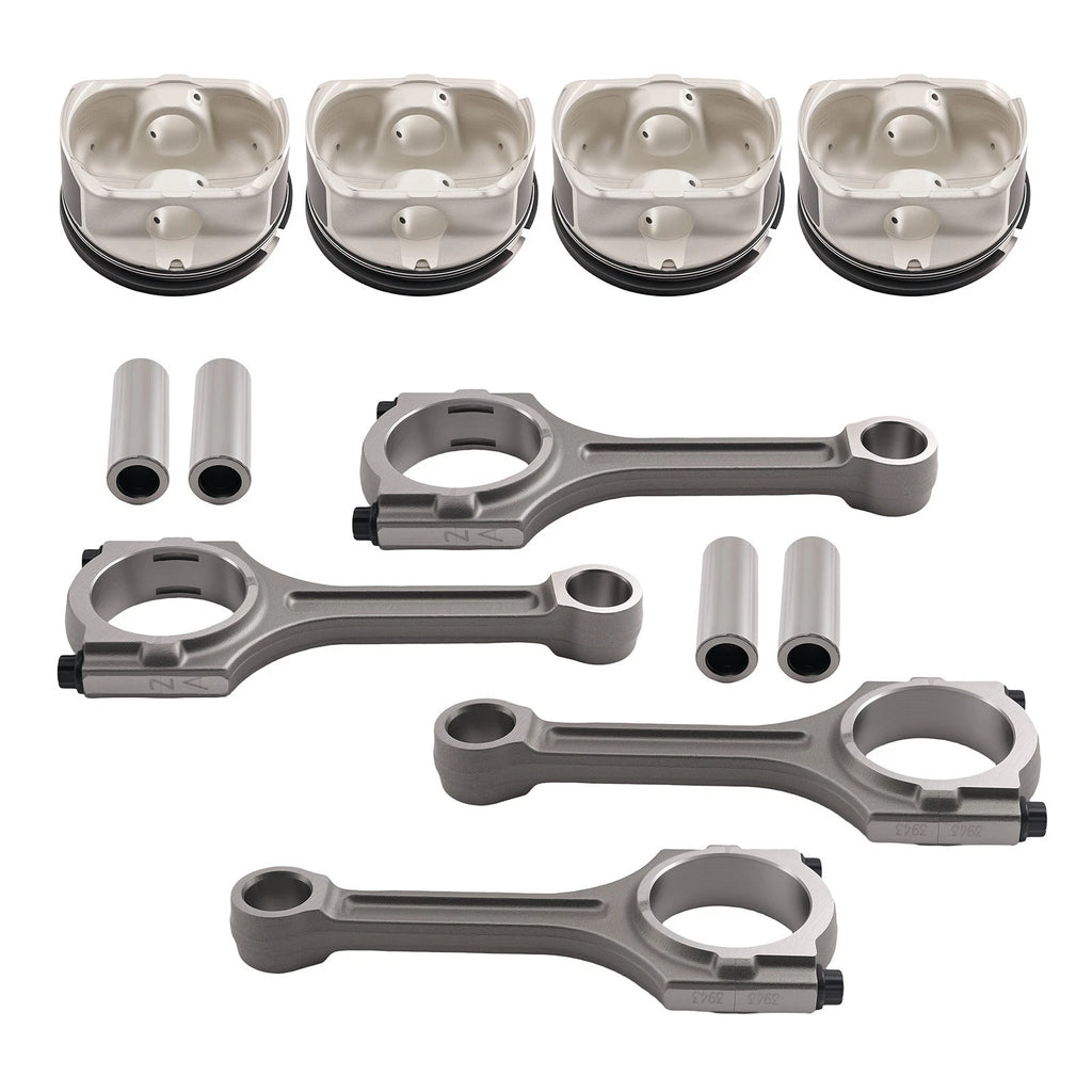 Set of 4 Connecting Rod Pistons for Hyundai Sonata, Kia Sorento, Optima (2011–2019)