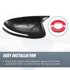 1 Pair Rearview Mirror Cover Overlay Gloss Black for Kia Optima K5 (2011–2015)
