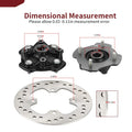 2 x Wheel Hub Brake Disc for Honda Rancher 420 (2014–2024)