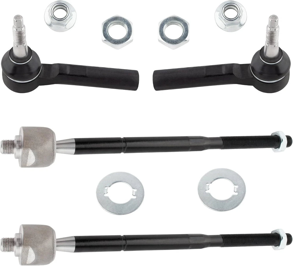 Front Inner & Outer Tie Rod Set for Dodge Caliber Compass Patriot (2007–2017)