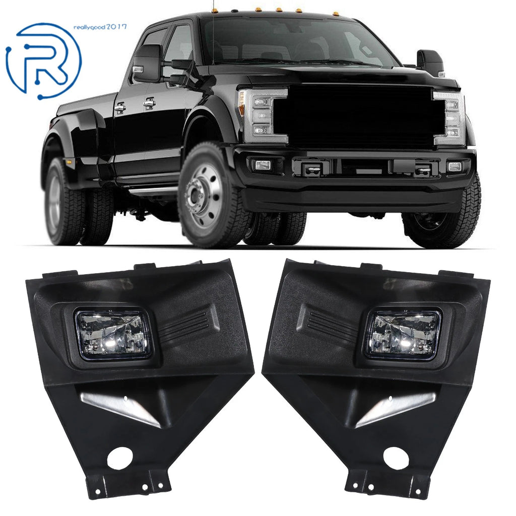Halogen Fog Lights Set for Ford F250/F350/F450 SuperDuty (2017–2019)