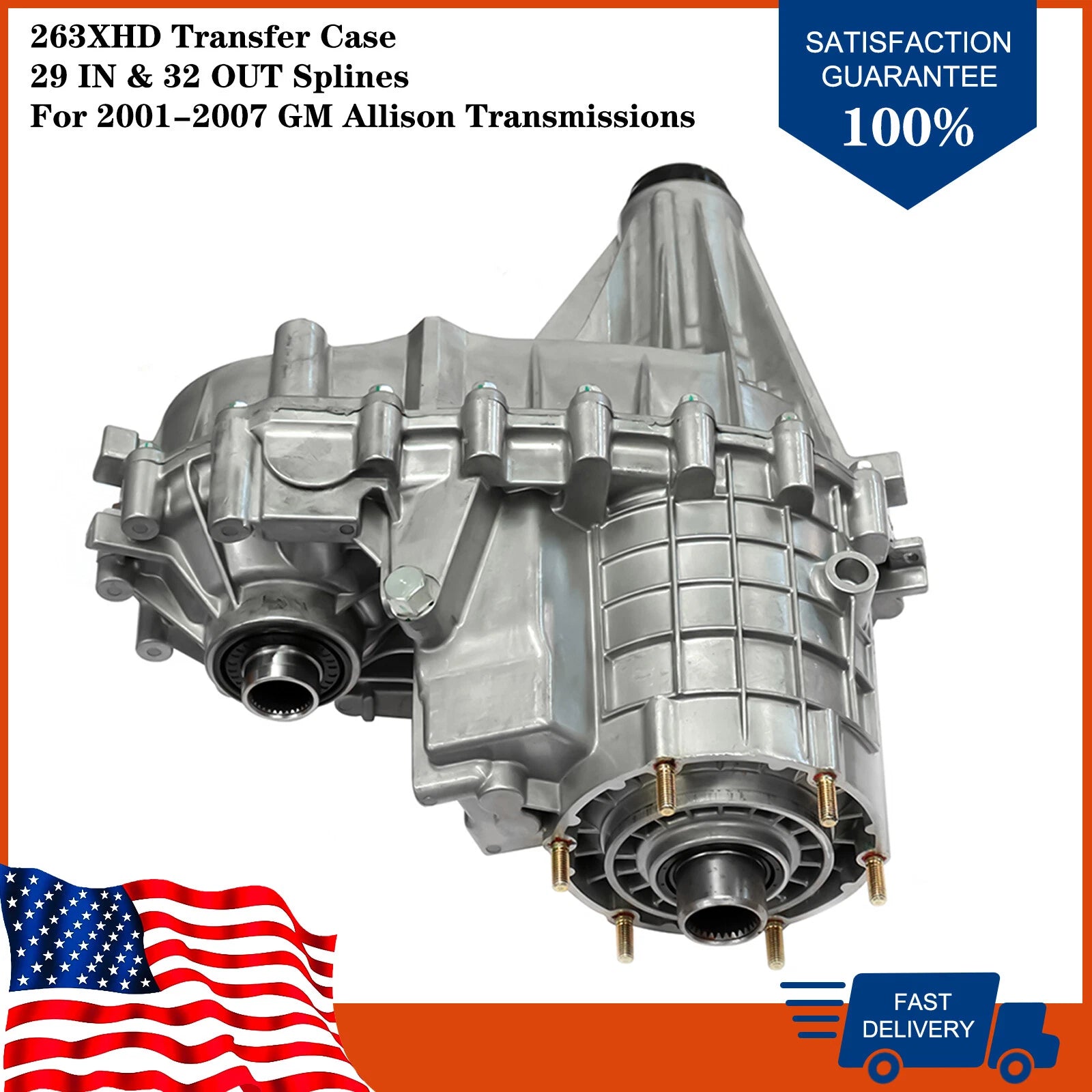Transfer Case Unit for Chevy GMC 2500HD 3500HD (2001–2007)