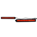 4X Smoke LED Rear Bumper Reflector Brake Light for Toyota 4Runner (2025+)