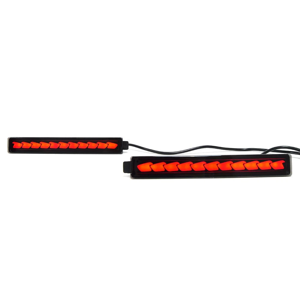 4X Smoke LED Rear Bumper Reflector Brake Light for Toyota 4Runner (2025+)