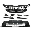 Front Bumper Upper & Lower Grill + Headlight Eyelid for Honda Civic (2022–2023)