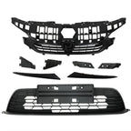 Front Bumper Upper & Lower Grill + Headlight Eyelid for Honda Civic (2022–2023)