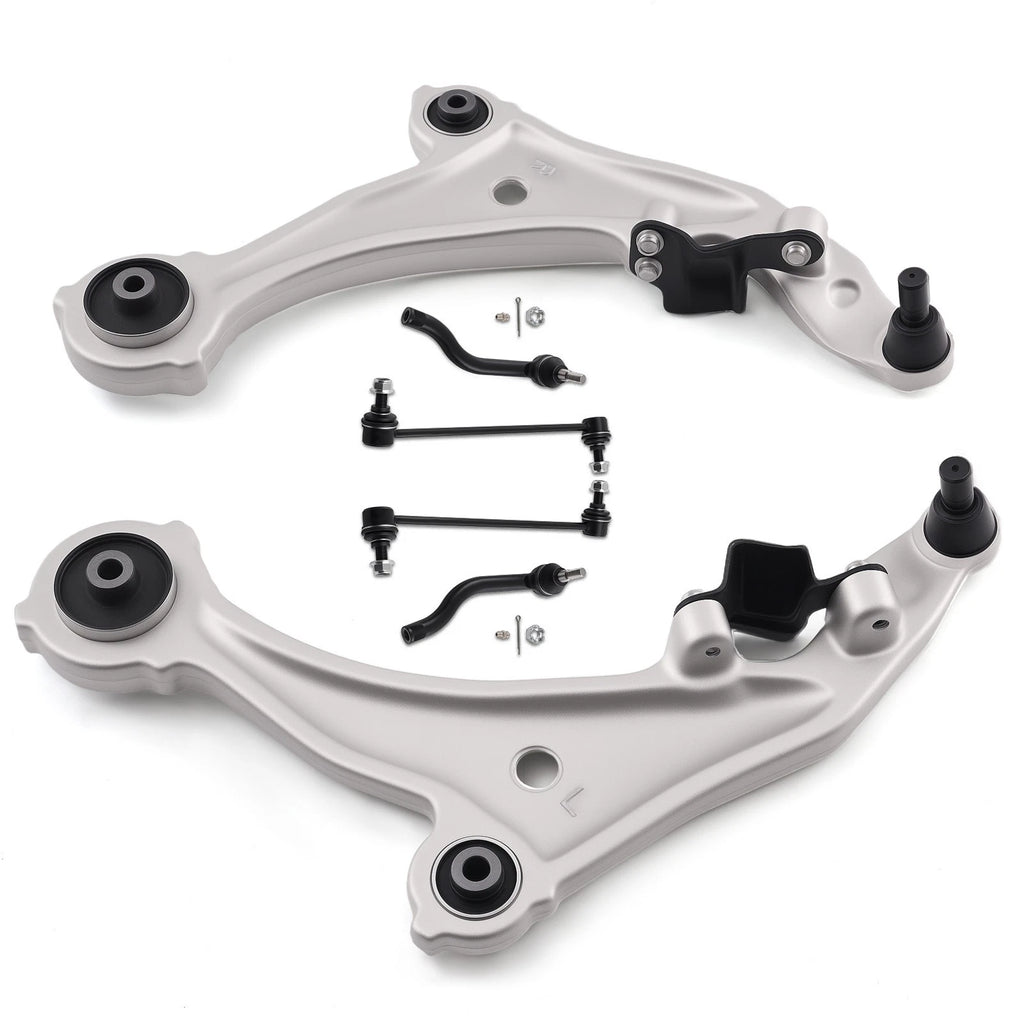 Front Suspension Kit Control Arms Tie Rods Sway Bar for Nissan Murano 2009-2014