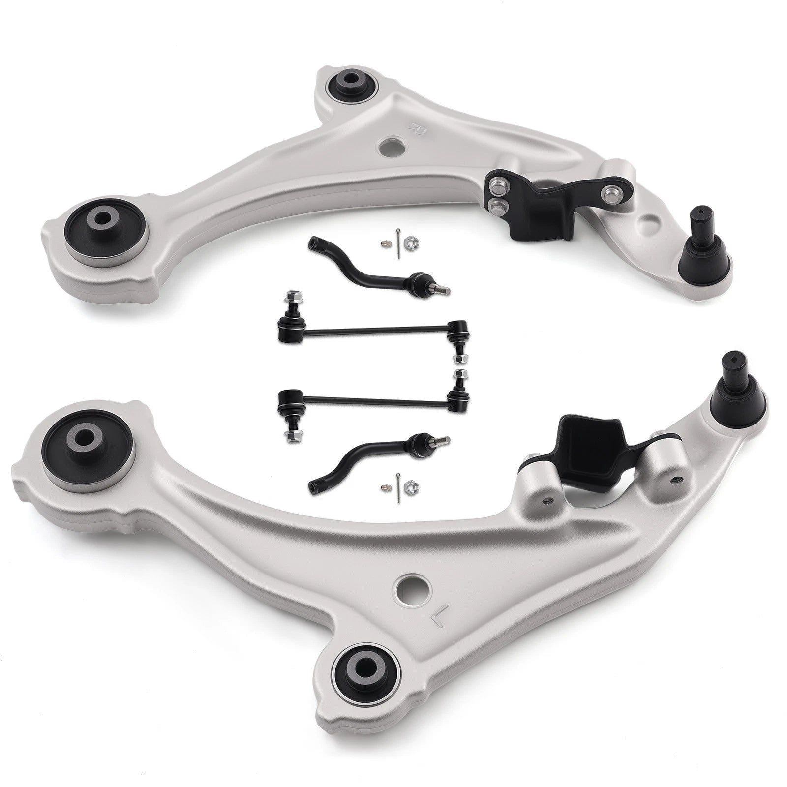 Front Suspension Kit Control Arms Tie Rods Sway Bar for Nissan Murano 2009-2014