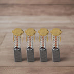 4X Carbon Brushes for Hitachi G18DL, G18DMR, G18DSL, G14DL (999-054)