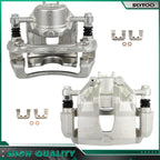 Front Brake Calipers w/ Bracket for Hyundai Accent Kia Rio (2012–2017)