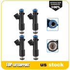 Set of 4 Fuel Injectors for Pontiac G5, Chevrolet Cobalt 2.2L