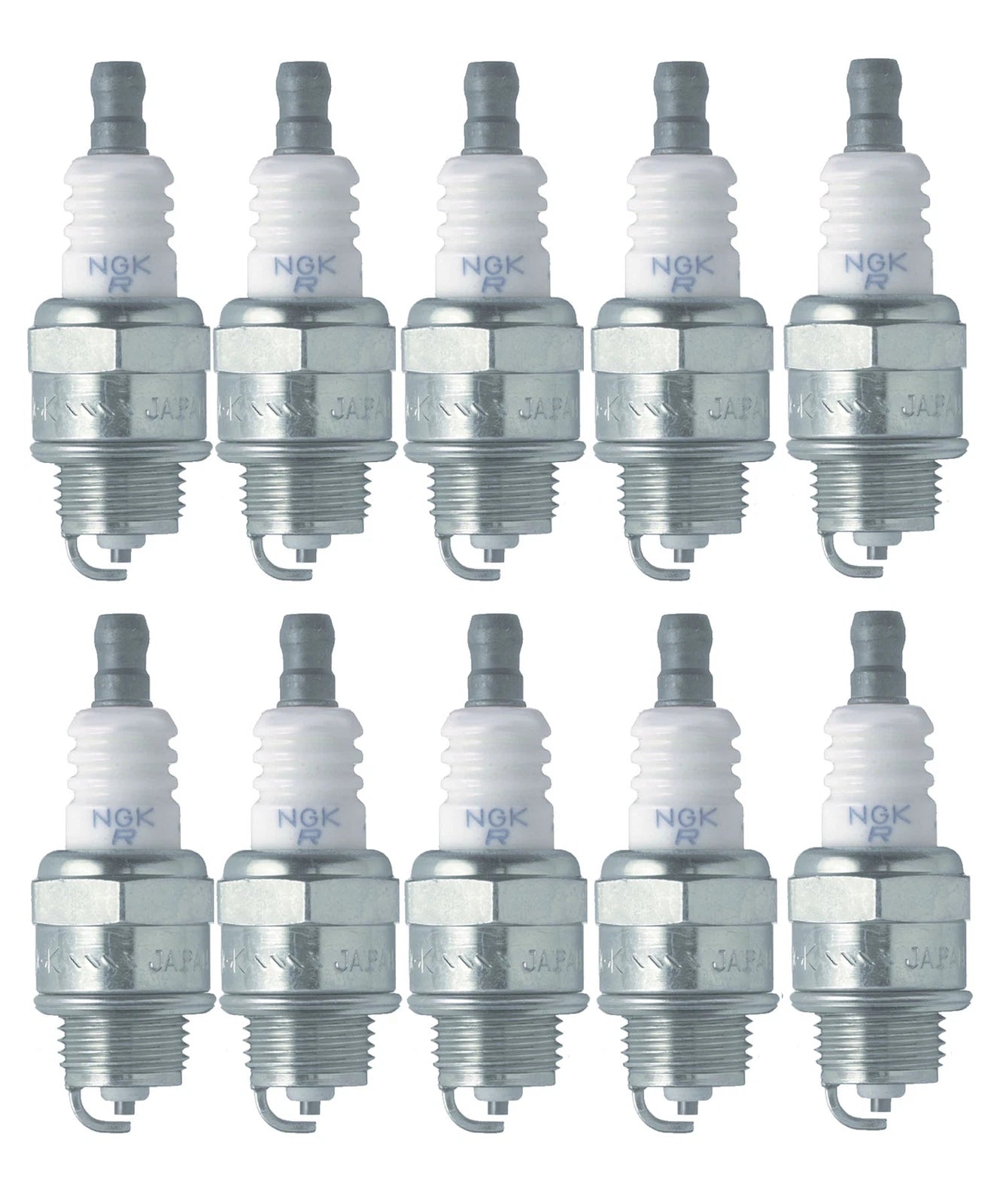 Set of 10 NGK Nickel Standard Spark Plugs 6703 for Buick Cadillac GMC Isuzu