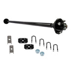 2000lbs Trailer Axle for 4 Lug (49" 52" 56.5" 61")