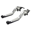 CNC Silver Extendable Brake Clutch Levers for Yamaha XMAX 125/250/300/400 (15-22)