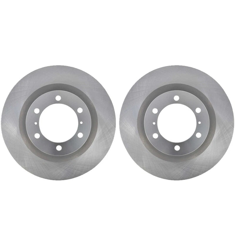 Set of 2 Front 338mm Vented Disc Brake Rotors for Toyota Lexus