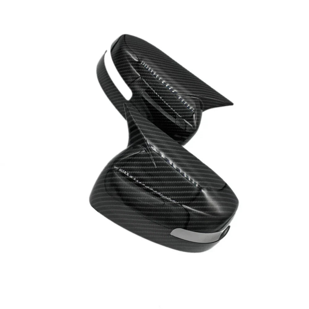 Side Mirror Covers Carbon Fiber Look for Mitsubishi Lancer EVO (2013-2016)
