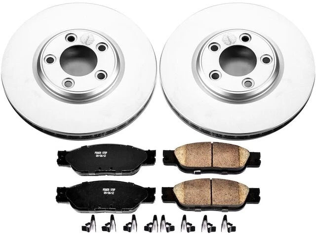 Front Brake Pad and Rotor Kit for Jaguar S Type (2003–2004) WB998BZ