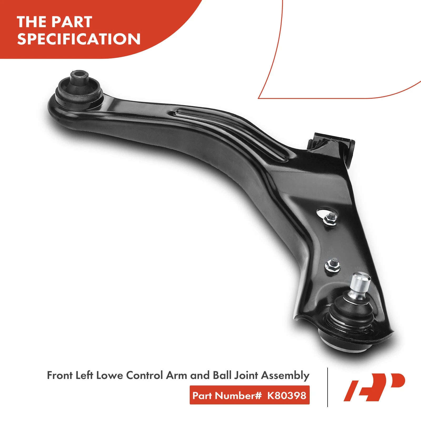 Set of 4 Front Lower Control Arms & Ball Joints for Ford Escape (2001–2012)
