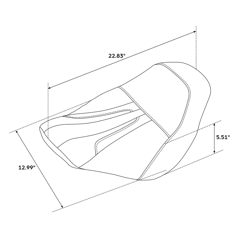 Driver Seat for Harley Low Rider FXLR FXLRS FXLRST FXRST (2018–2025)